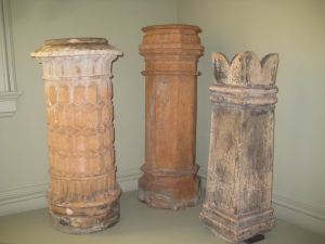 The three chimney pots, from left, are A, B, and C for this article's purposes.